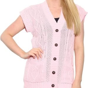 Chunky Cable Knit Long Sleeve Cardigan